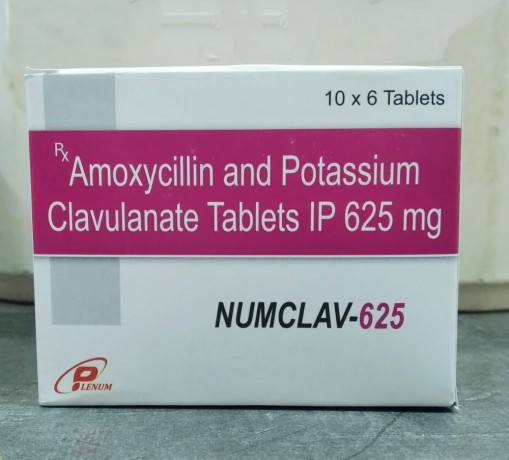 Amoxicillin and Potassium Clavulanate Tablets IP 625 mg Franchise 1