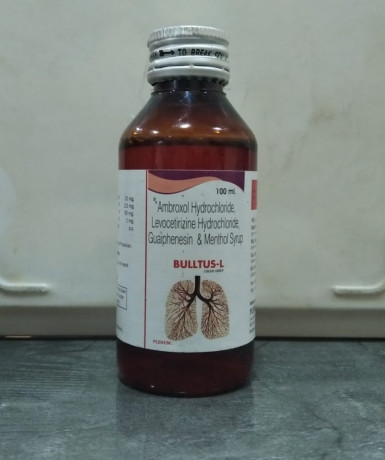 Ambroxol Hydrochloride Levocetirizine Hydrochloride Guaiphenesin and Menthol Syrup 1