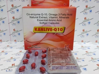 Co-enzyme Q-10, omega-3 fatty acid, natural, vitamin minerals, essential amino acid softgel