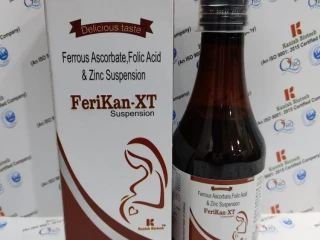Ferrous ascorbate, folic acid and zinc suspension.
