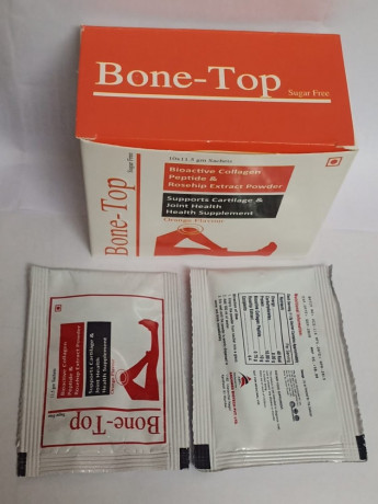 BONE - TOP, BIOACTIVE COLLAGEN PEPTIDE & ROSEHIP EXTRACT POWDER (Supports Cartilage & Joint Health Suppliment) 1
