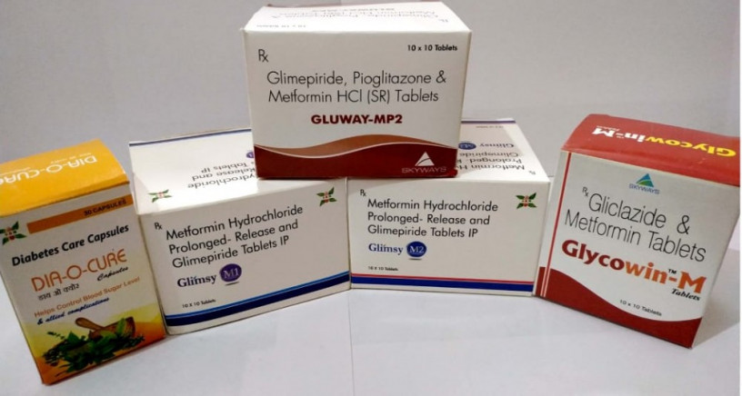 Glimepride, Pioglitazone, Metformin HCL(SR). 1