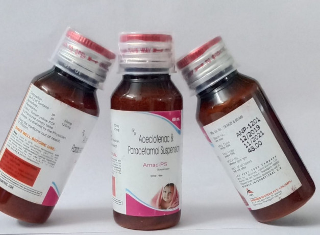 ARNAC-PS ( ACECLOFENAC & PARACRTAMOL SUSPENSION) 1