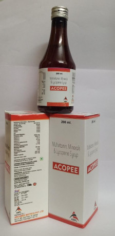 ACOPEE (MULTIVITAMIN & MINERALS & LYCOPENE SYRUP) 1