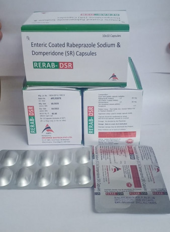 RERAB-DSR (ENTERIC COATED RABEPRAZOLE SODIUM & DOMPERIDONE (SR) CAPSULES) 1