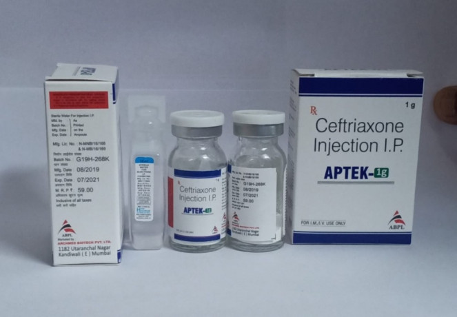 APTEK - 1GM (Ceftriaxone Injection) 1