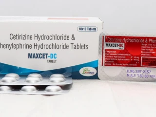 Cetirizine hydrochloride IP 10 MG +. Phenylephrine hydrochoride IP 10 MG