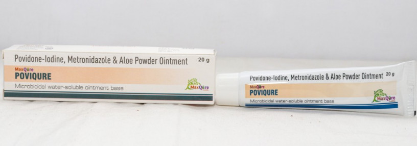 Povidone-Iodine IP 10% W/V (Available 1% W/W) Aqueous Base Q..S 5