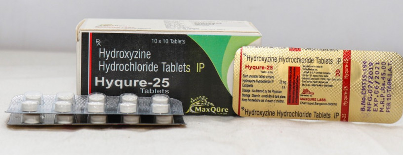 HYDROXYZINE HYDROCHLORIDE IP 25 MG TABLET 1