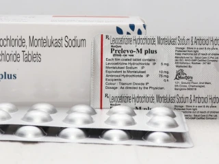 LEVOCETIRIZINE HYDROCHLORIDE IP 5 MG +MONTELUKAST SODIUM IP 10 MG +AMBROXOL HYDROCHLORIDE IP 75 MG TABLETS