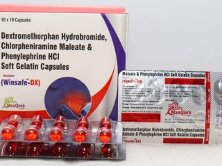 DEXTROMETHORPHAN HYDROBROMIDE IP 10 MG+CHLORPHENIRAMINE MALEATE IP 2 MG PHENYLEPHIRINE HCL IP 5MG SOFT GELATIN CAPSULES