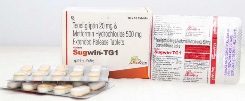 Teneligliptin Hydrobromide Hydrate Eqv. To Teneligliptin 20 Mg+Metformin Hydrochloride IP 500 Mg (As Extended Release Form) 1