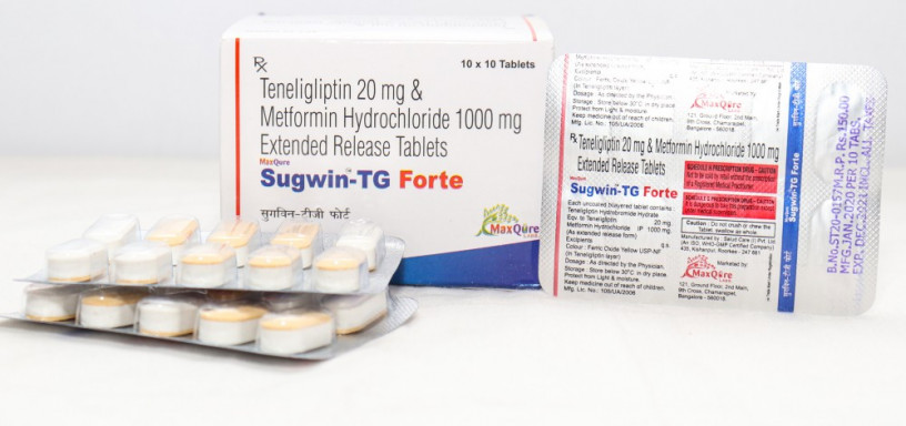 Teneligliptin Hydrobromide Hydrate Eqv. To Teneligliptin 20 Mg+Metformin Hydrochloride IP 1000 Mg (As Extended Release Form) 1