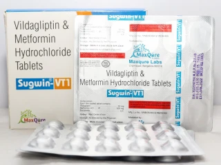 Vildagliptin 50 Mg + Metformin HCI IP 500 Mg Tablets