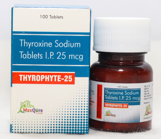 Thyroxine Sodium IP Eq To Anhydrous Thyroxine sodium 25 Mcg 1