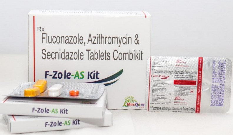 Fluconazole IP ….150 Mg Azithromycin Dihydrate IP Eq To Anhydrous Azithromycin……. 1 g Secindazole IP…...1 g 1