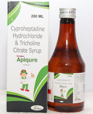 Cyproheptadine Hydrochloride IP 2Mg+Tricholine Citrate Sorbitol Solution (70%) IP 275 Mg 1