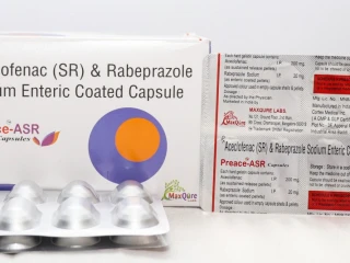 Aceclofenac IP 200 mg (SR) + Rabeprazole IP 20mg enteric coated capsules