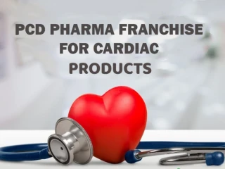 PCD Pharma Franchise for Cardiac and Diabetic Products