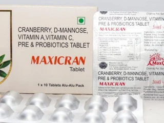 Cranberry Extract + Lactobacillus Acidophillus Lactobacillus Salivarius Lactobacillus Rhamnosus Fructooligosaccharide +Vitamin A .C