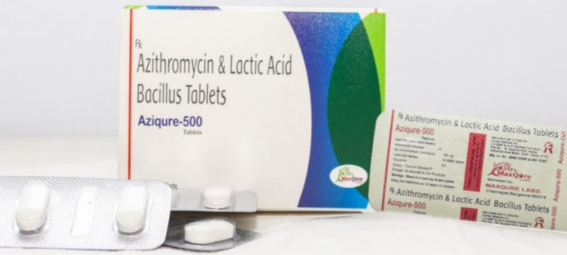 Azithromycin Dihydrate IP Eq. to Azithromycin 500 Mg +Lactic Acid Bacillus 60 Million Spores Tablets 1
