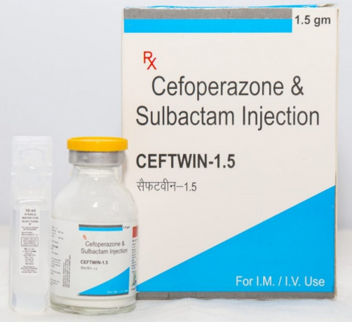 Sterile Cefoperazone Sodium IP Eq To Anhydrous Cefoperazone 1000 Mg+Sterile sulbactam Sodium USP Eq To Anhydrous Sulbactam 500 Mg Injection 1