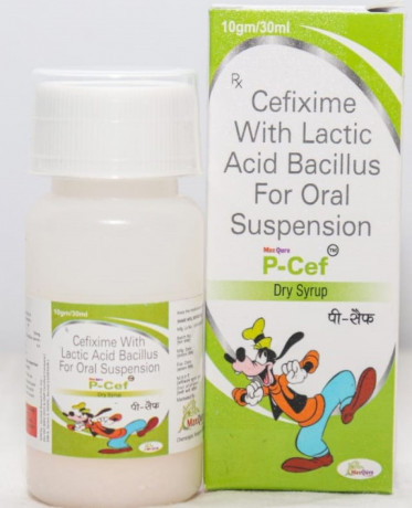 Cefixime Trihydrate IP Eq To Cefixime Anhydrous 50 Mg+Lactic Acid Bacillus 20 Million Spores 1