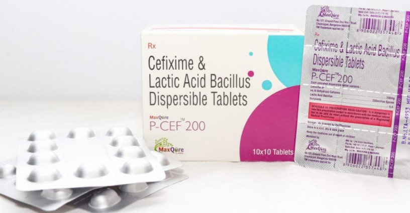 Cefixime IP 200 Mg + Lactic Acid Bacillus 250 Million Spores 1
