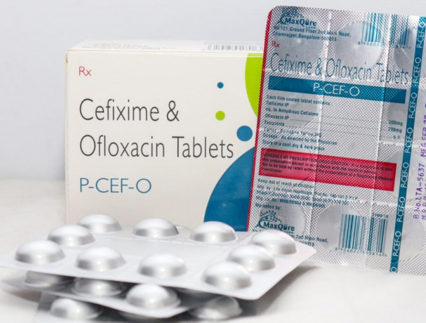 Cefixime IP 200 Mg+Ofloxacin IP 200 Mg 1