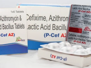 Cefixime IP 200 Mg + Azithromycin(Dihydrate) IP Eq To Azithromycin 250 Mg+ Lactic Acid Bacillus 60 Million Spores