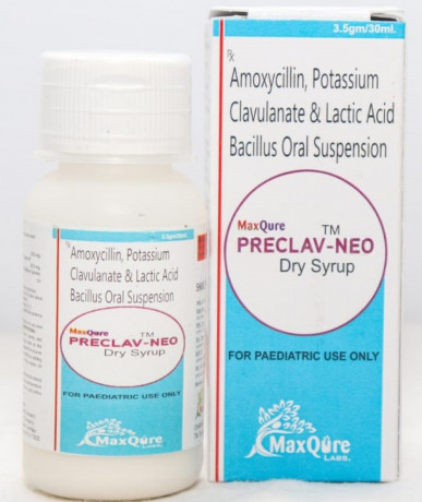 Amoxycillin 200 Mg + Potassium Clavulanate Diluted IP Eq To clavulanic Acid 28.50 Mg+Lactic Acid Bacillus 60 Million Spores. 1