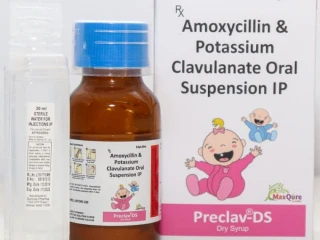 Amoxycillin 400 Mg + Potassium Clavulanate 57 Mg Oral Suspension