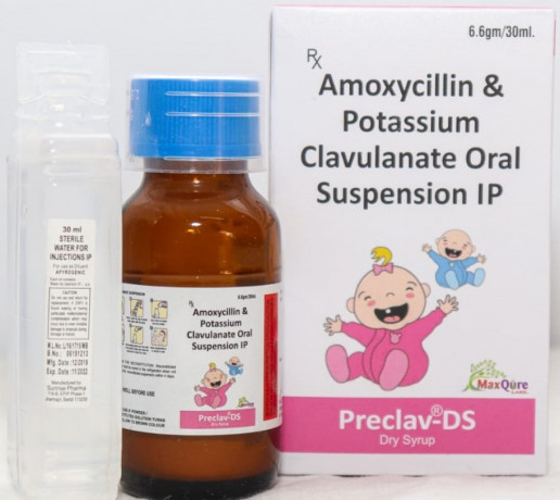 Amoxycillin 400 Mg + Potassium Clavulanate 57 Mg Oral Suspension 1