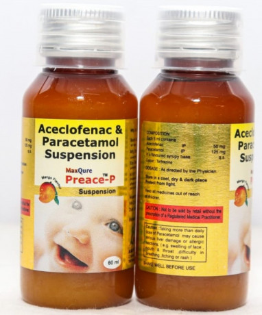 Aceclofenac IP 50 Mg+ Paracetamol IP 125 Mg 1