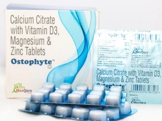 Calcium Citrate USP 1000 Mg+ Vitamin D3 IP 200 IU+ Magnesium Hydroxide IP Eq To Magnesium 100 Mg+Zinc Suplphate Monohydrate Zinc 4 Mg Tablets