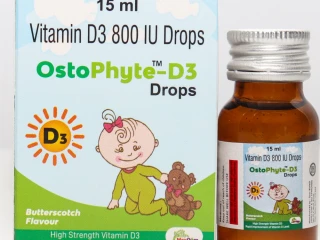 Vitamin D3 IP 800 I.U Drops (Butterscotch flavour)