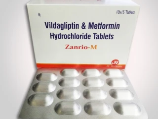 Vildagliptin 50mg+ Metformin Hydrochloride 500 mg