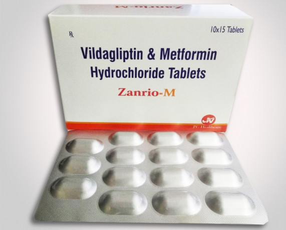 Vildagliptin 50mg+ Metformin Hydrochloride 500 mg 1