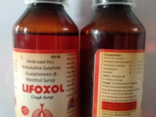 Ambroxol Hcl terbutaline sulphate Guaiphenesin & menthol syrup trader in India