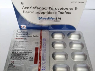 Pharma Franchise Aceclofenac Paracetamol & Serratiopeptidase Tablets