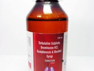 Terbutaline Sulphate Bromhexine HCL Guaiphenesin & Menthol Syrup