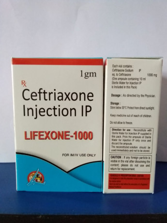Ceftriaxone Injection IP 1gm 1