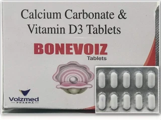 Calcium Carbonate 1250 mg eq. to 500 mg elemental calcium+Vit D3 1000 IU