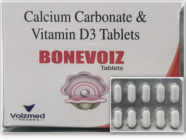 Calcium Carbonate 1250 mg eq. to 500 mg elemental calcium+Vit D3 1000 IU 1