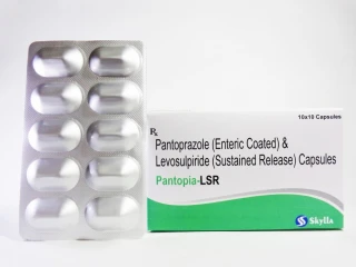 Pantoprazole (Enteric Coated) And Levosulpiride (Sustained Release) Capsules