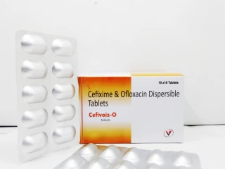 Cefixime 200 mg+Ofloxacin 200 mg