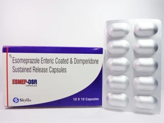 Esomeprazole Enteric Coated And Domperidone Sustained Release Capsules