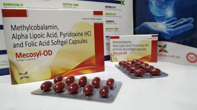 Methylcobalamin, Alpha Lipoic Acid, Pyridoxine Hcl and Folic Acid Softgel Capsule 1