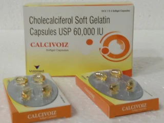 Cholecalciferol soft gel 60,000 I.U(monocarton)