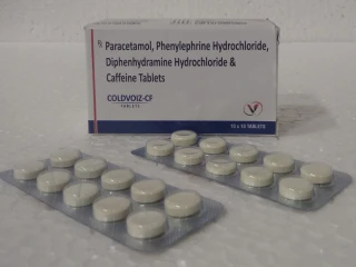 Phenylepherine 5 mg+Caffeine 30 mg+Diphenhydramine 25 mg+Paracetamol 325 mg
